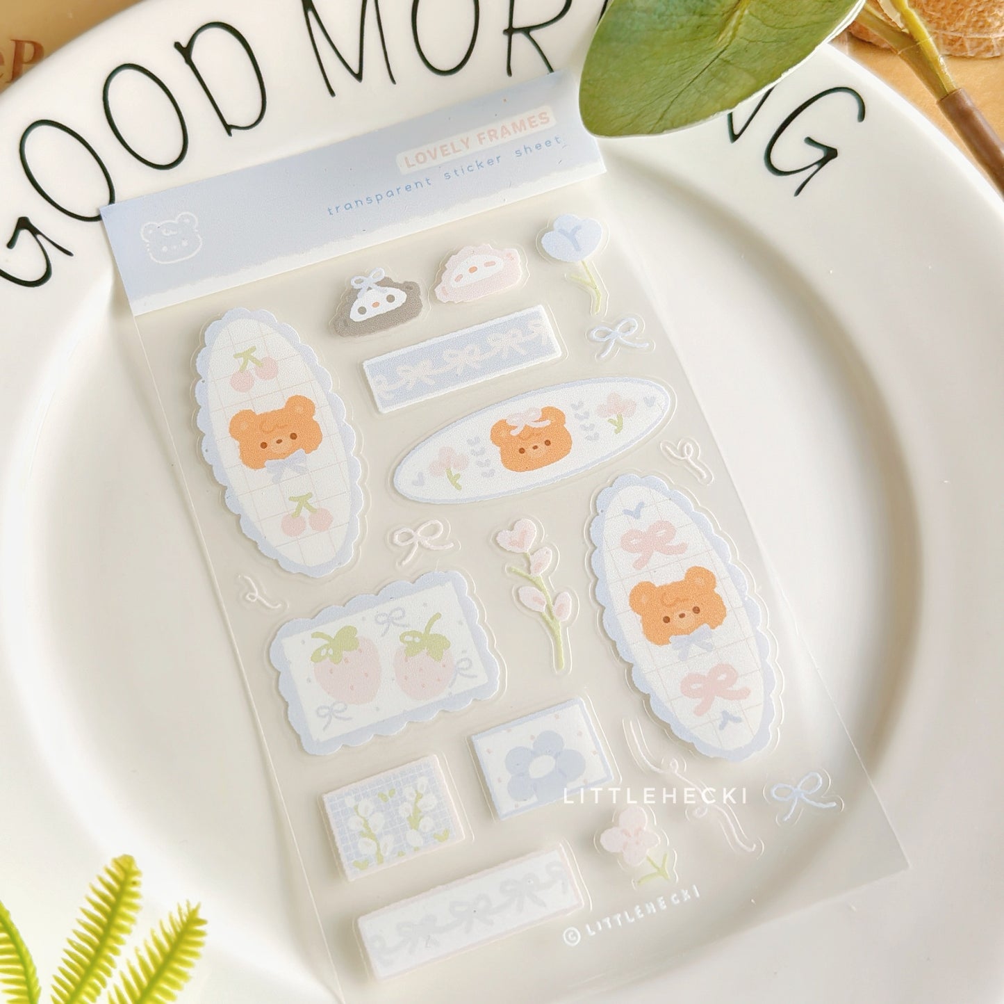 Lovely Frames Transparent Sticker Sheet