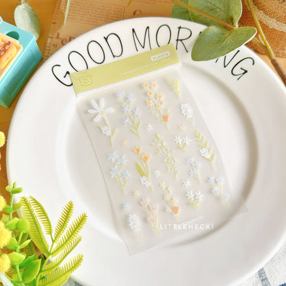 Plants Transparent Sticker Sheet