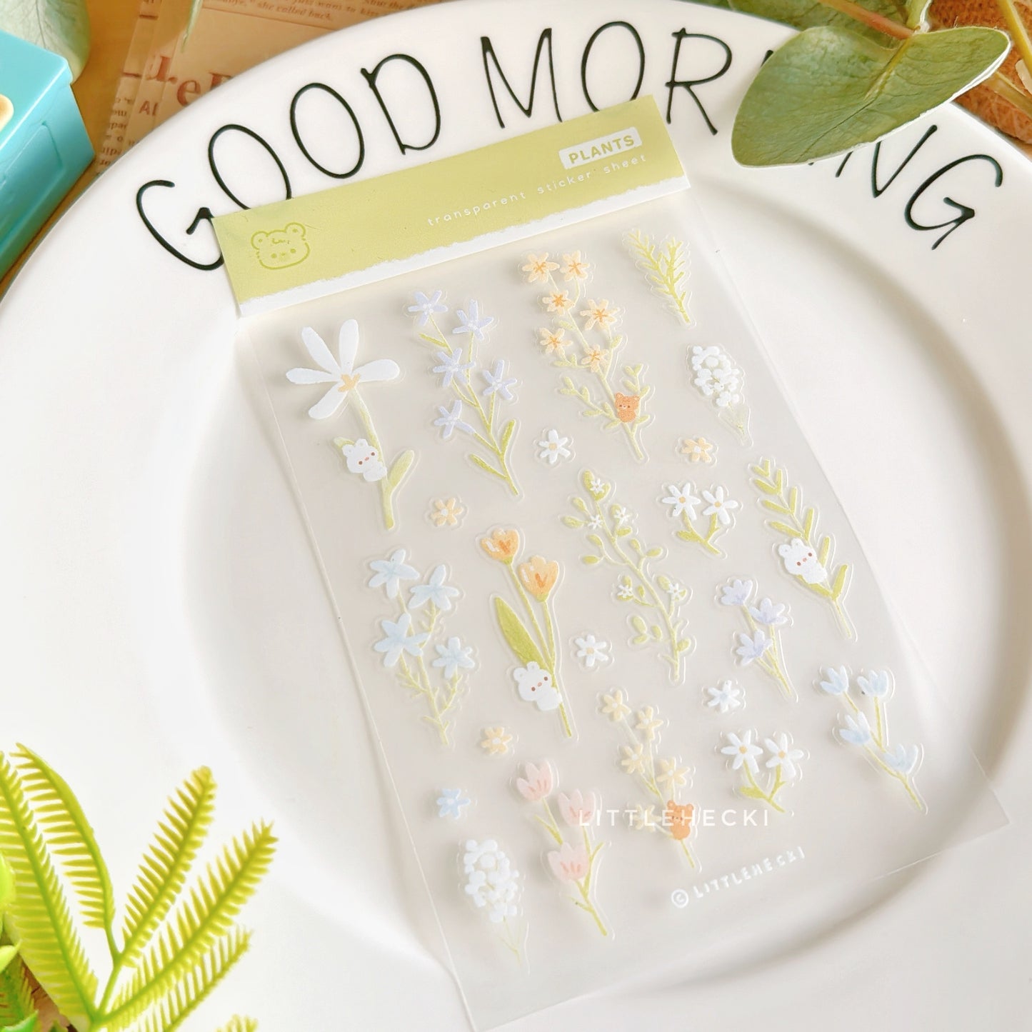 Plants Transparent Sticker Sheet