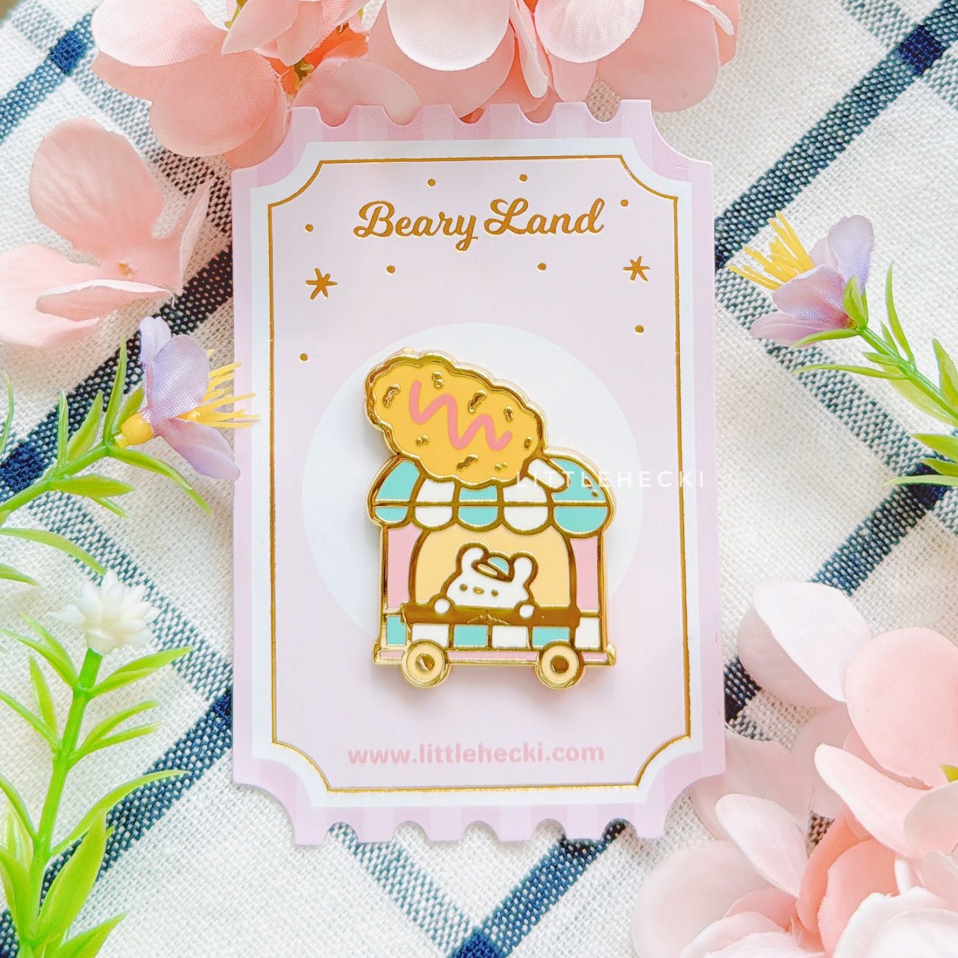 Bunny's Corndog Enamel Pin