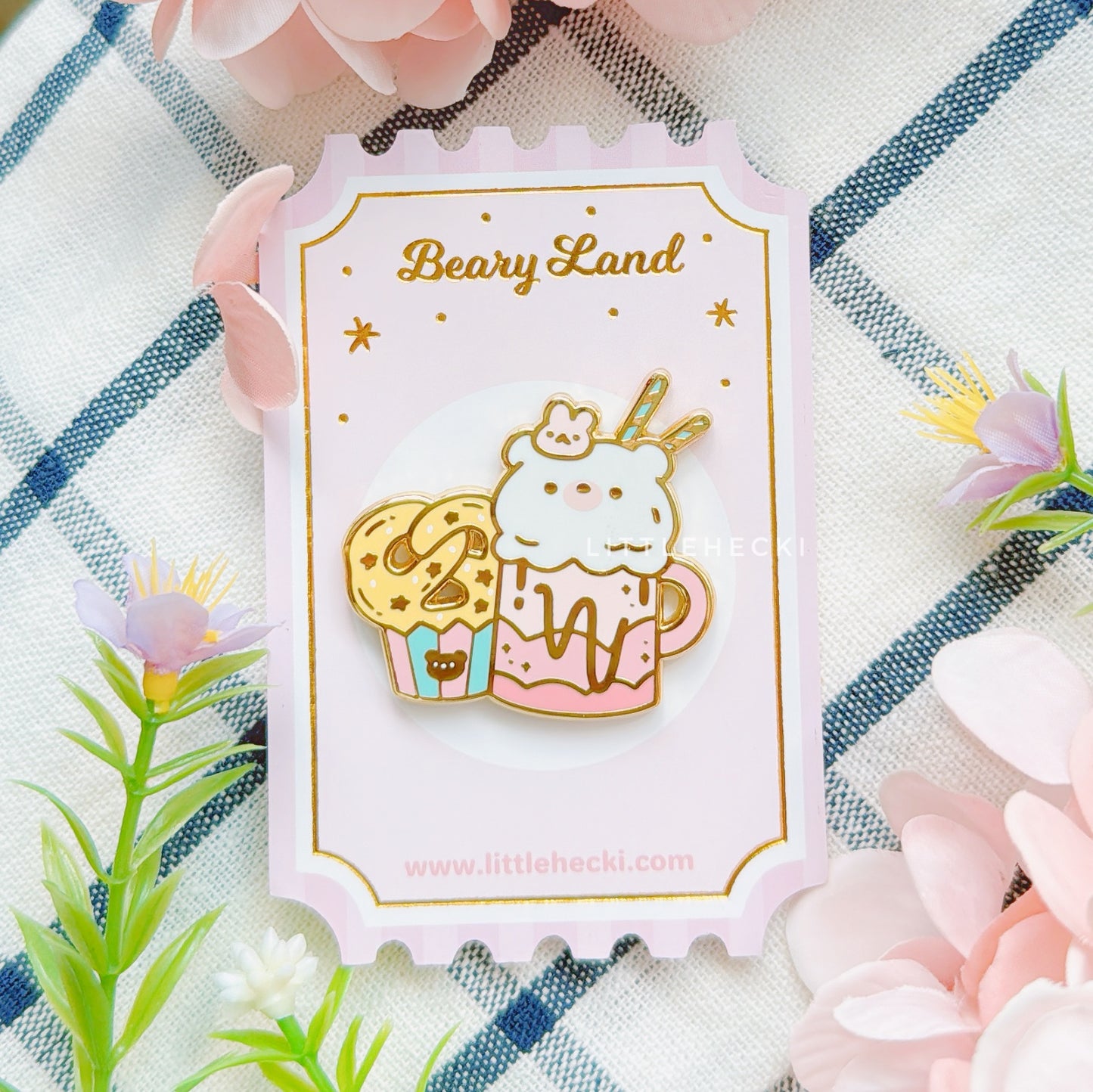 Bretzel & Frappe Enamel Pin