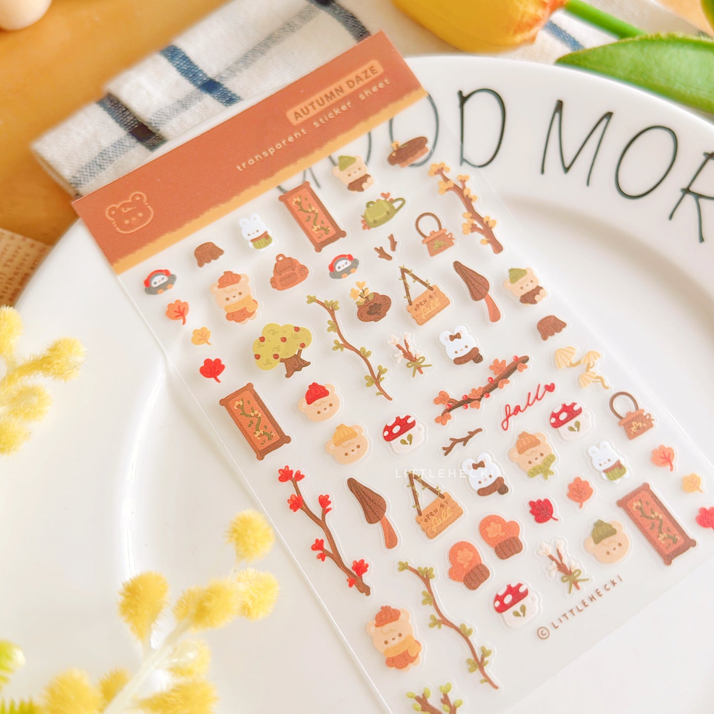Autumn Daze Transparent Sticker Sheet