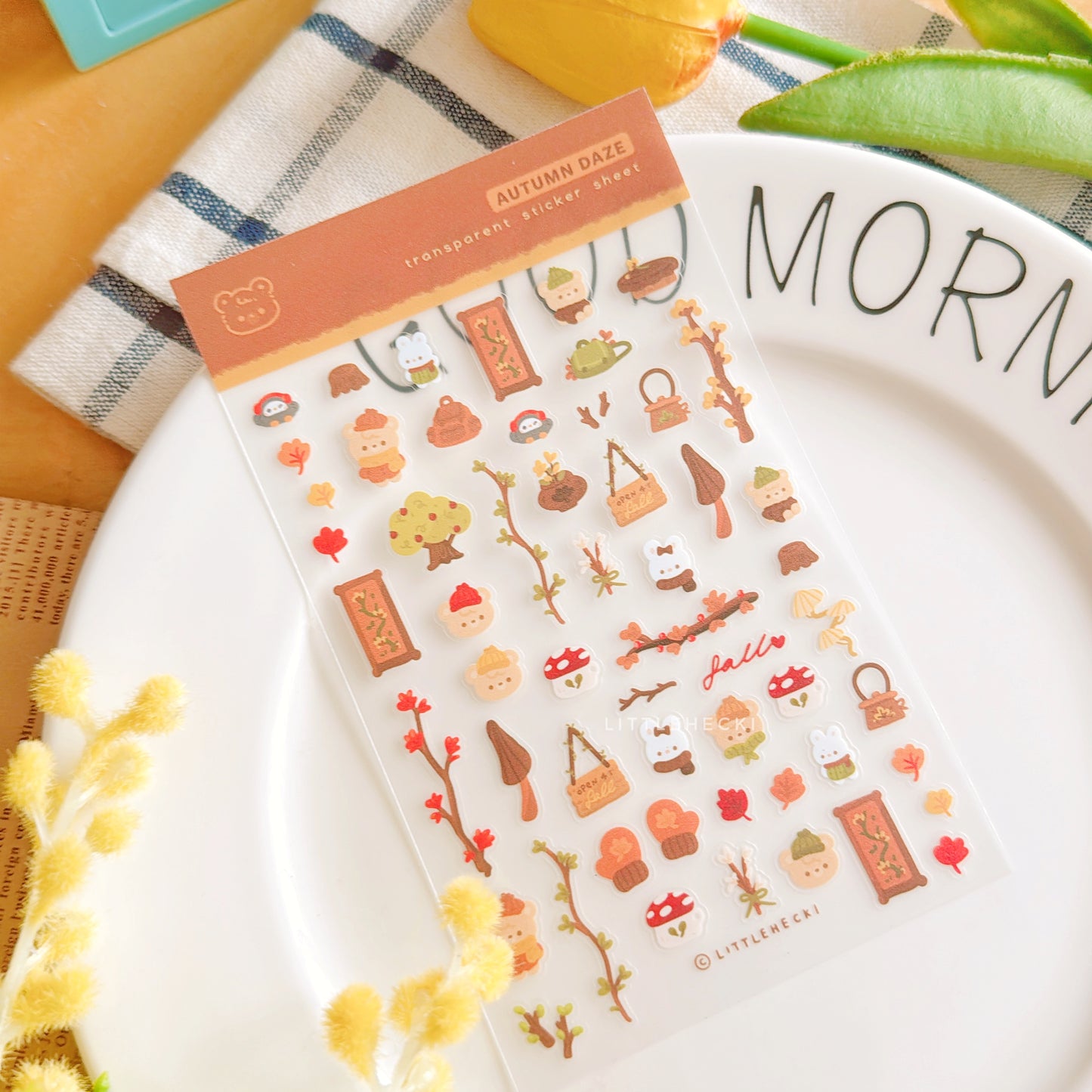 Autumn Daze Transparent Sticker Sheet