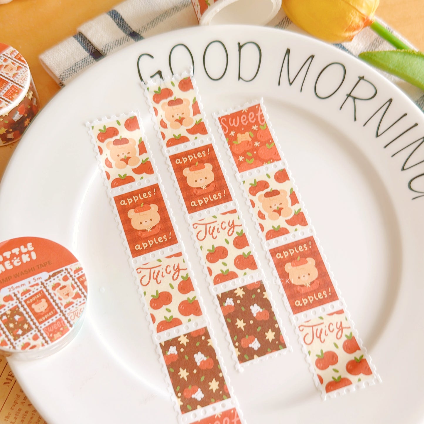 Apples! Stamp Washi Tape