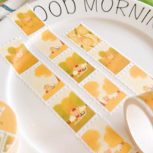 Fall Scenery Stamp Washi Tape