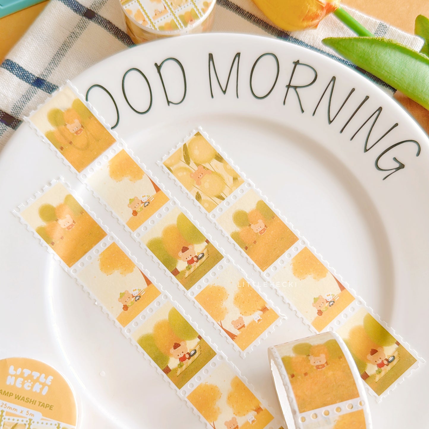 Fall Scenery Stamp Washi Tape