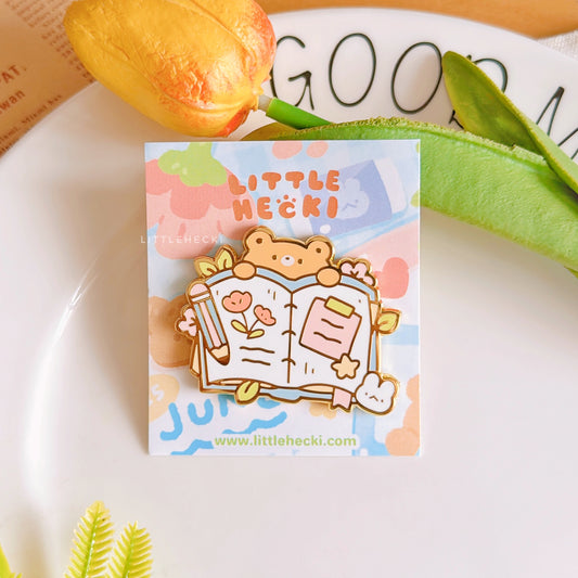 Bujo Beary Enamel Pin