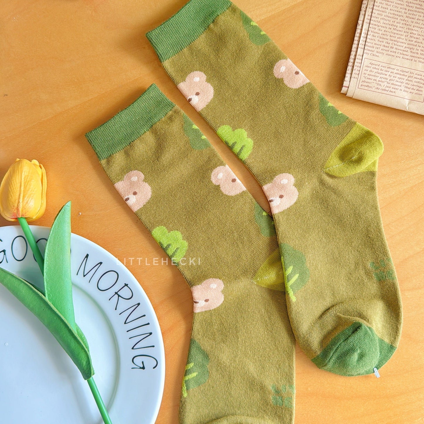 Forest Beary Socks