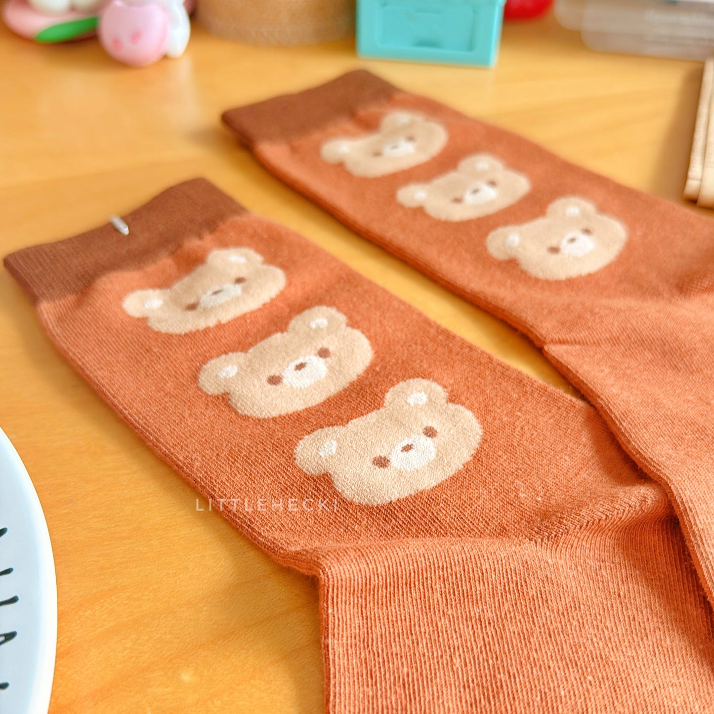 Triple Beary Socks