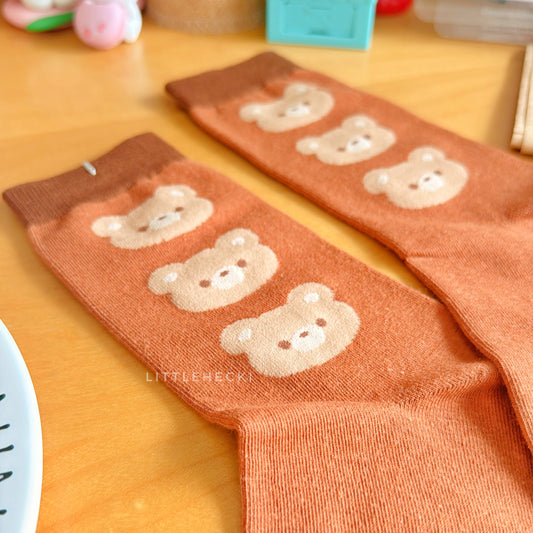 Triple Beary Socks