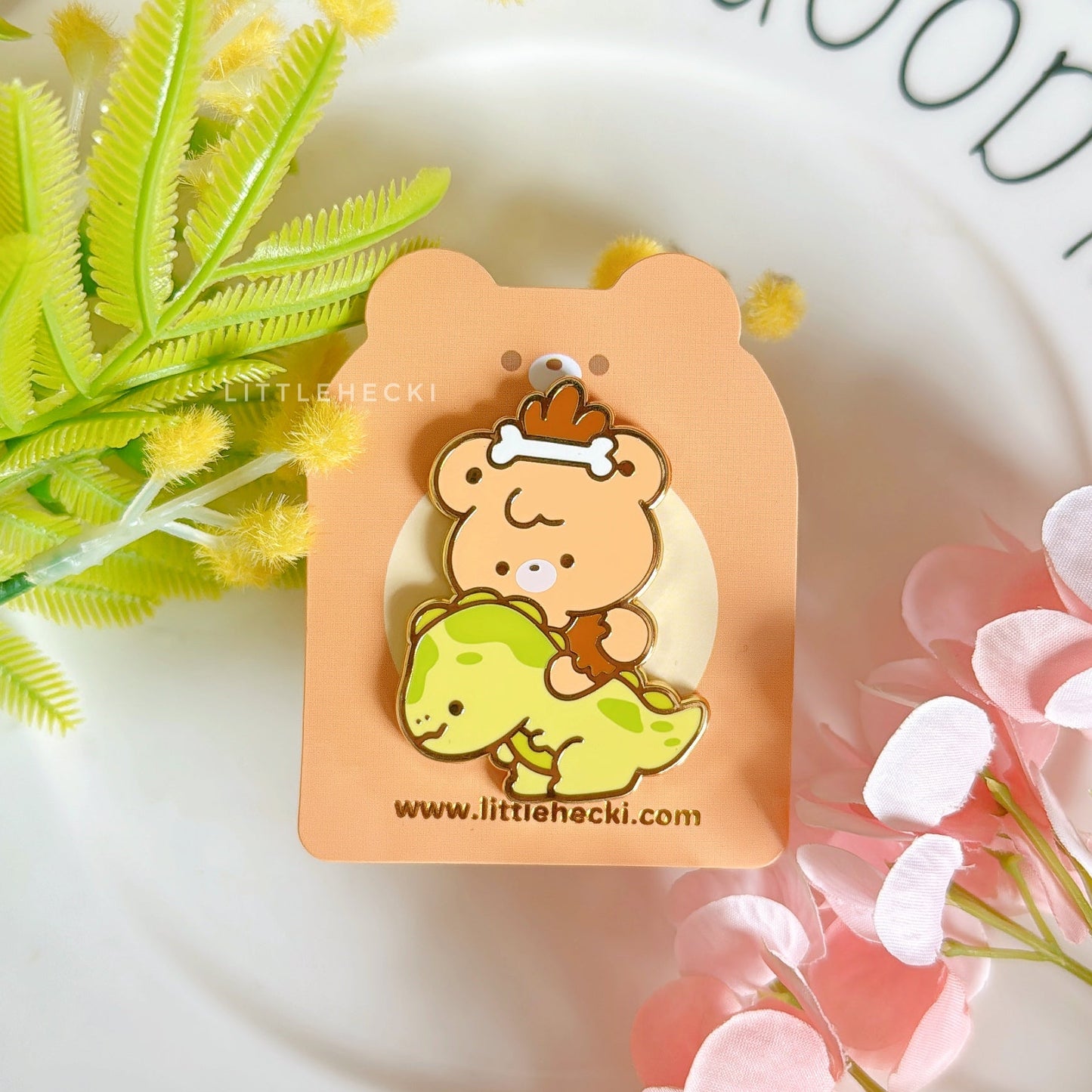 T-Rex Beary Enamel Pin