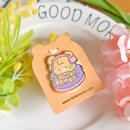 Gamer Beary Enamel Pin