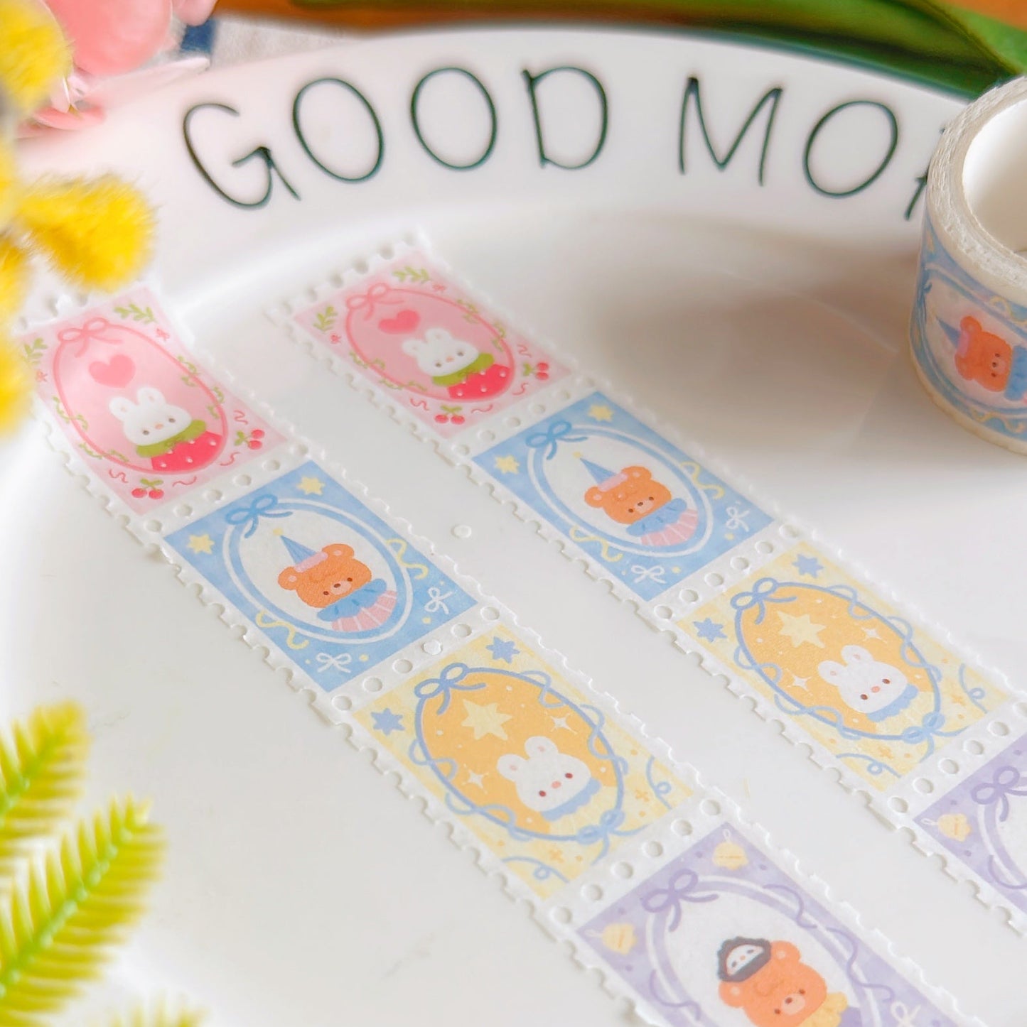Carnival Friends Stamp Washi Tape