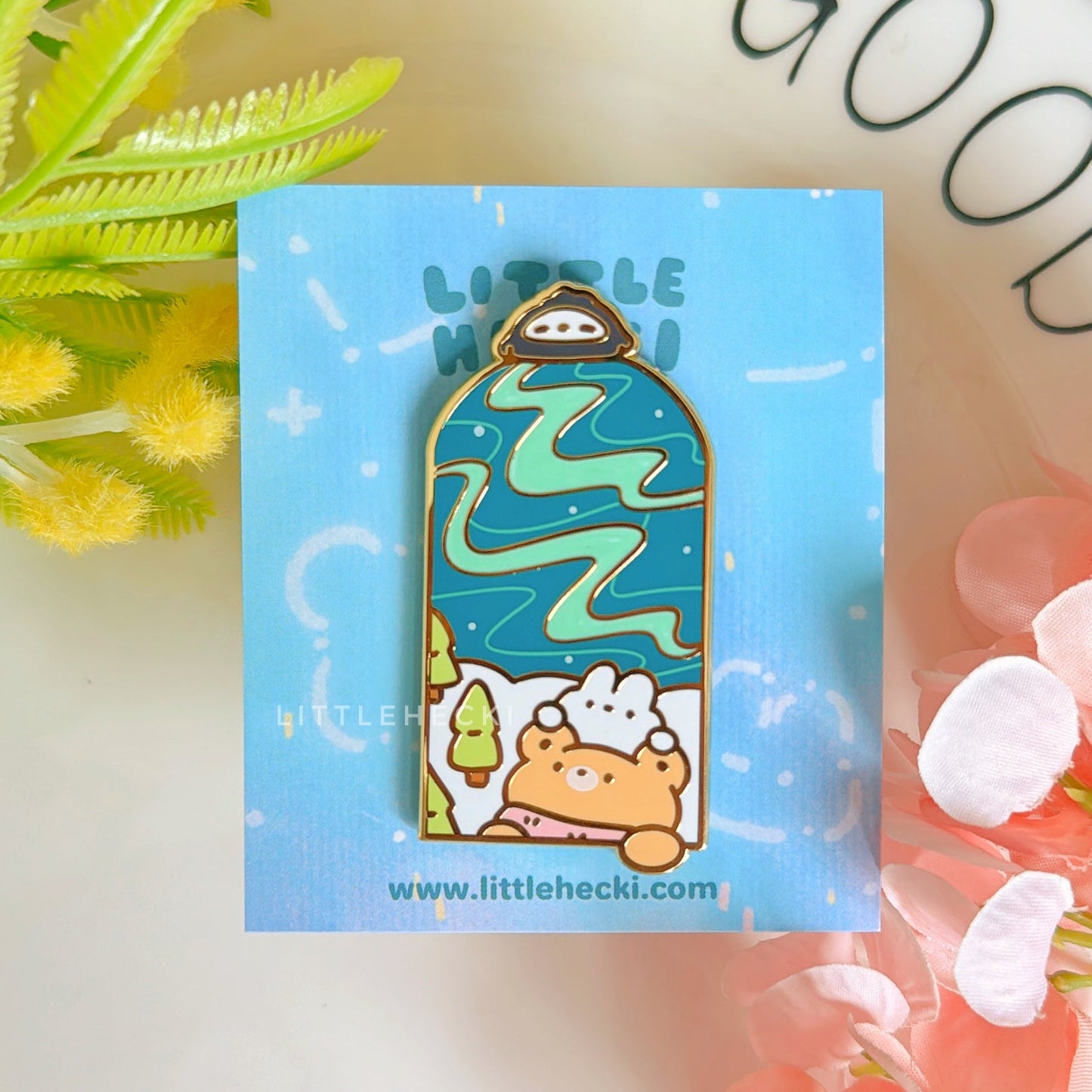 Aurora Beary Enamel Pin