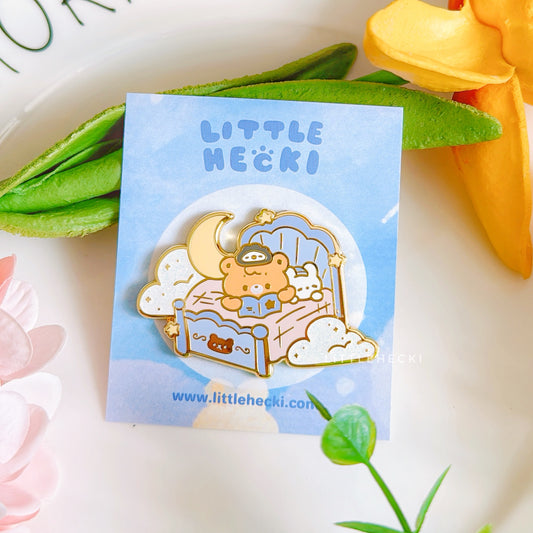 Bedtime Stories Enamel Pin