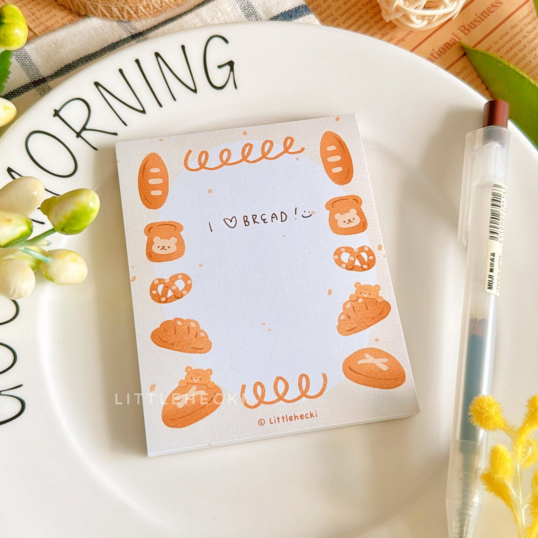 Beary Bakes Notepad Littlehecki