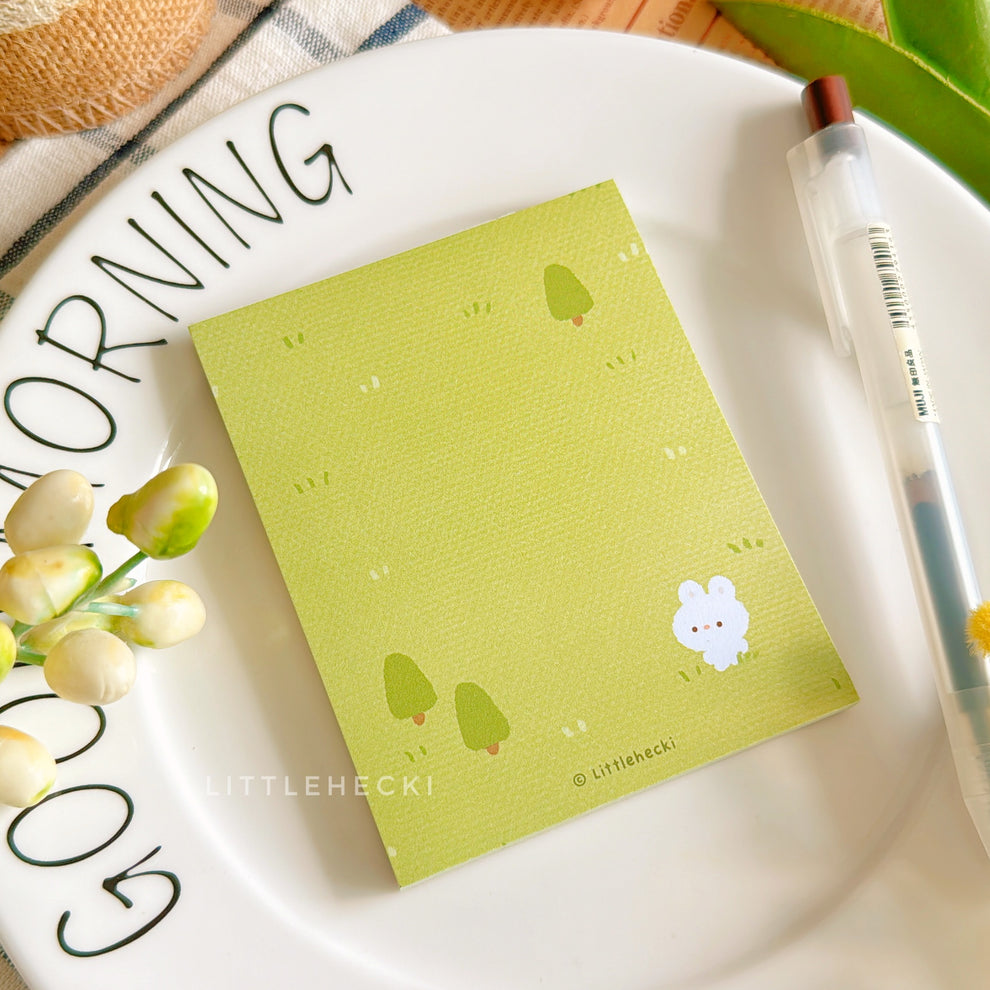 Bunny Field Notepad Littlehecki