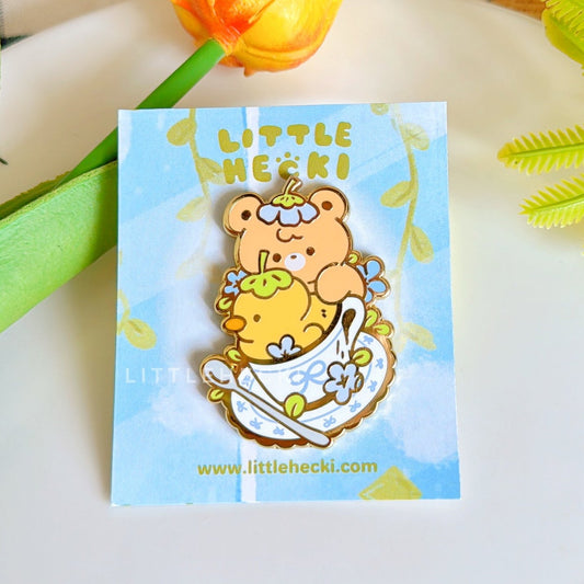 Chicky Teatime Enamel Pin