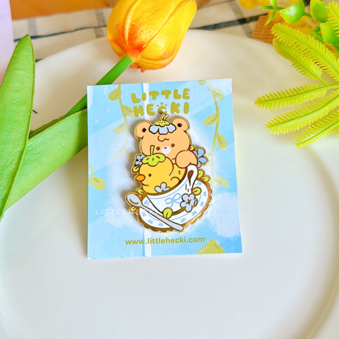 Chicky Teatime Enamel Pin