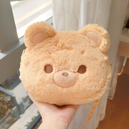 Beary Furry Plush Bag