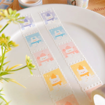 Snowman Stamp Washi Tape