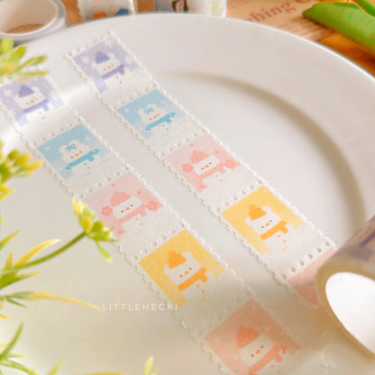 Snowman Stamp Washi Tape