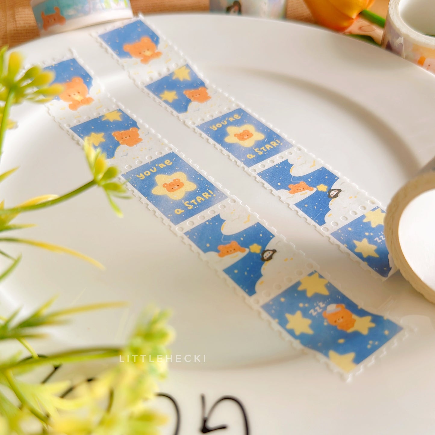 Starry Beary Stamp Washi Tape