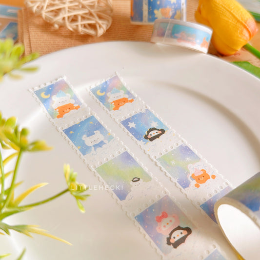 Northern Lights Stamp Washi Tape