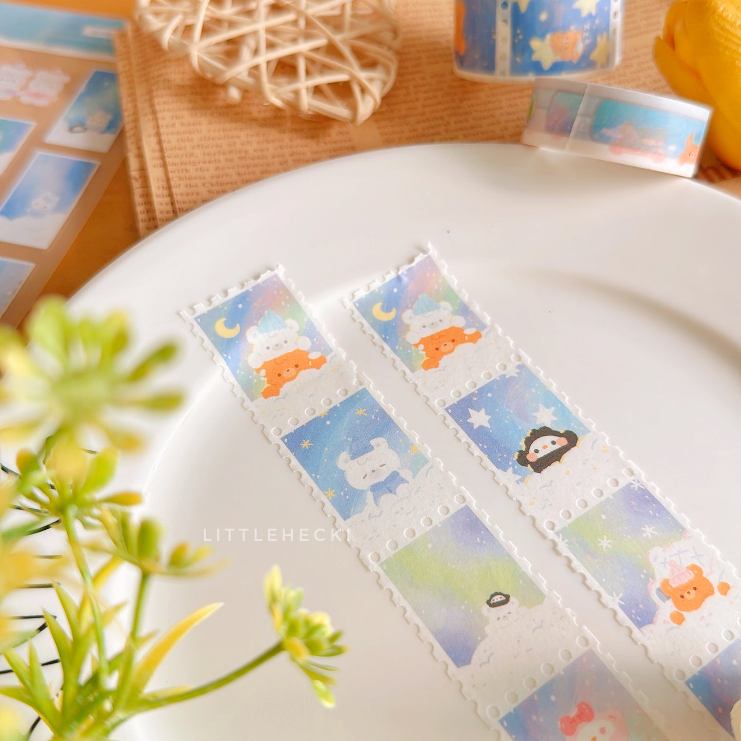 Northern Lights Stamp Washi Tape