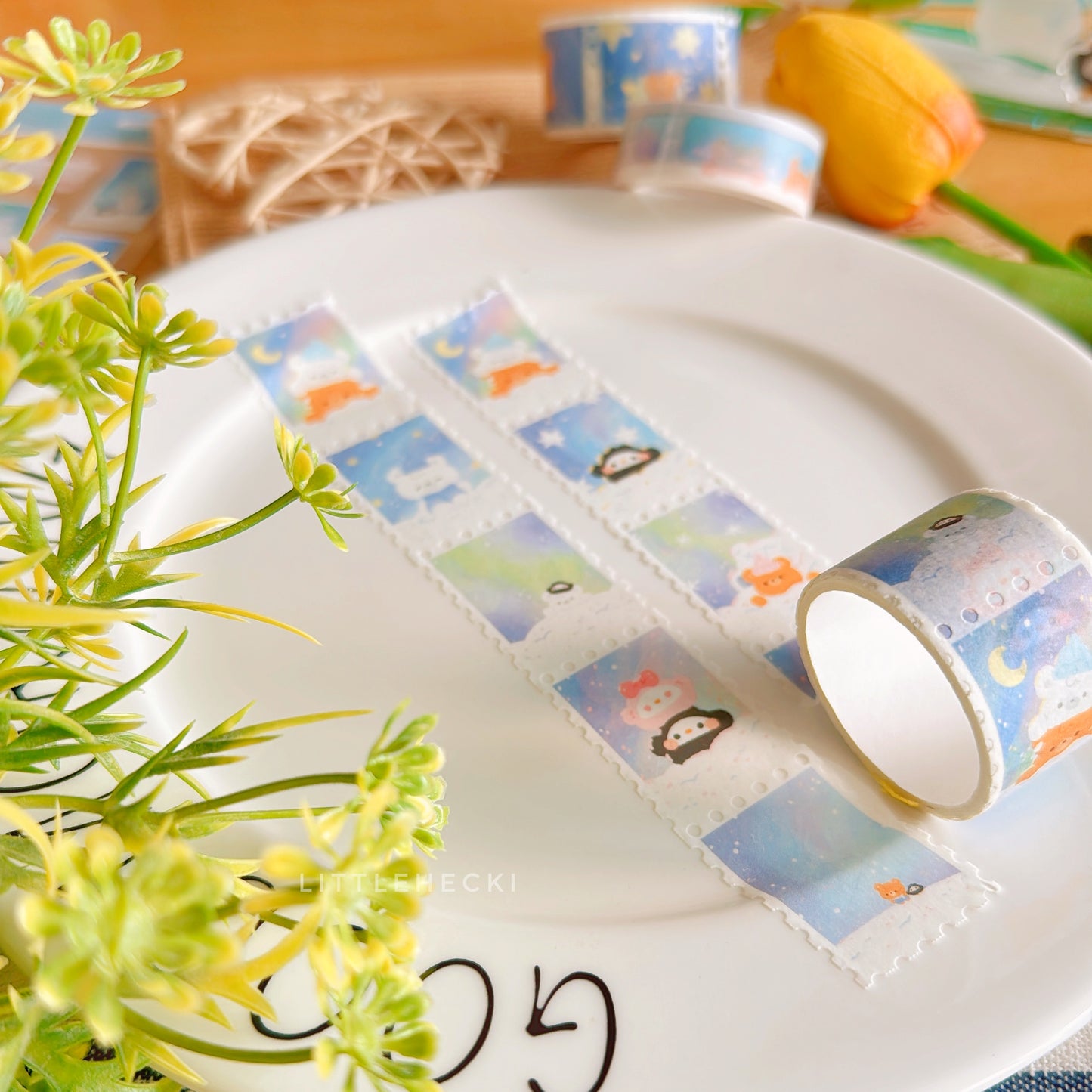 Northern Lights Stamp Washi Tape