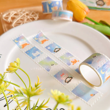 Northern Lights Stamp Washi Tape