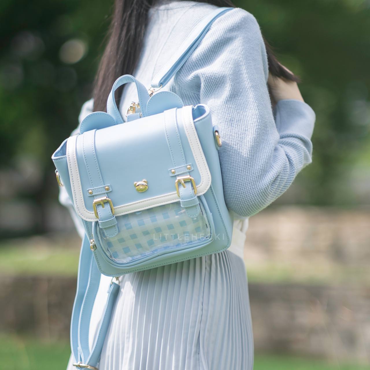 Beary Ears Ita Bag (Blue)