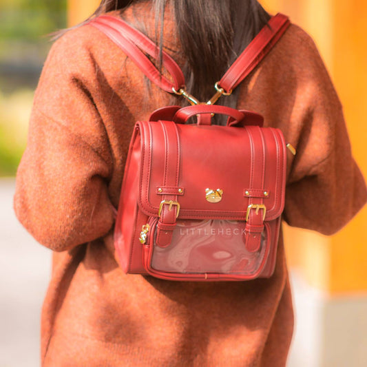 Kiki Red Beary Ears Ita Bag (Fall Edition)