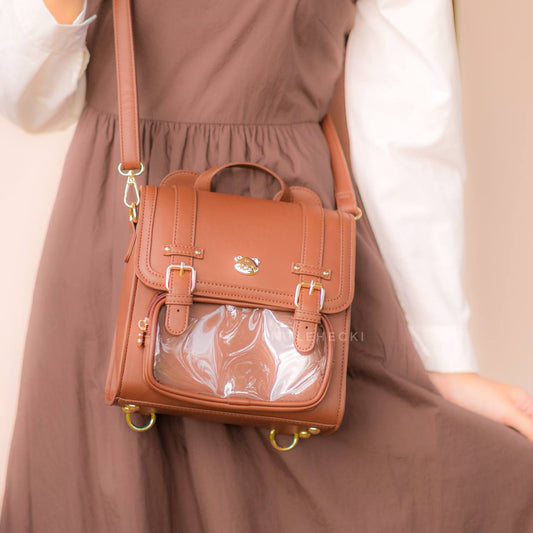 Cocoa Brown Beary Ears Ita Bag (Fall Edition)