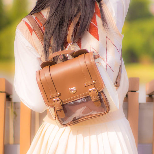 Brown/Beige Beary Ears Ita Bag (Fall Edition)