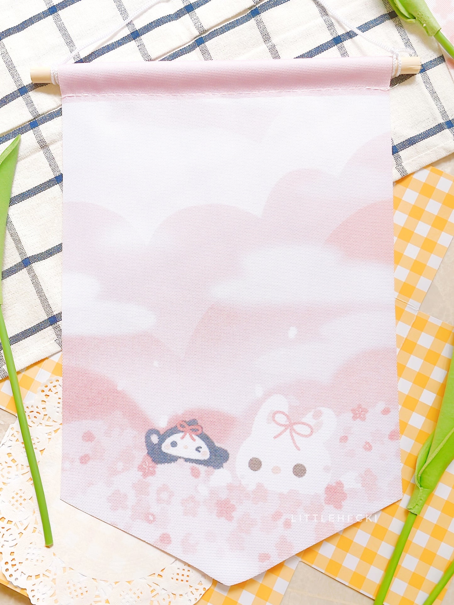 Beary's Spring Cafe Pin Banner