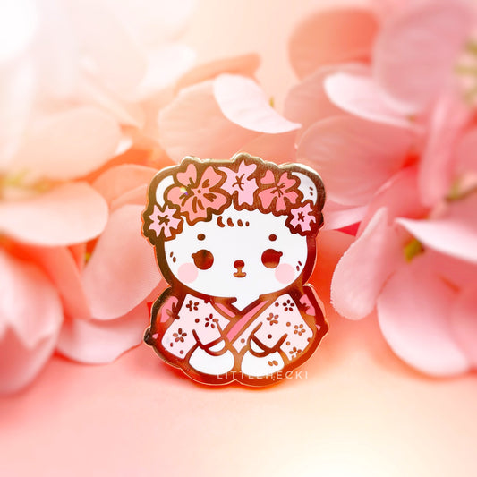Ms Spring Beary Enamel Pin