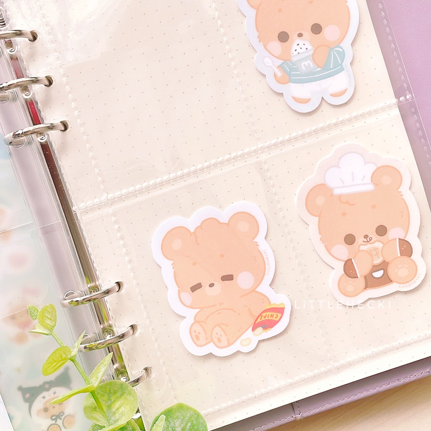 Space Beary Planner (Purple)