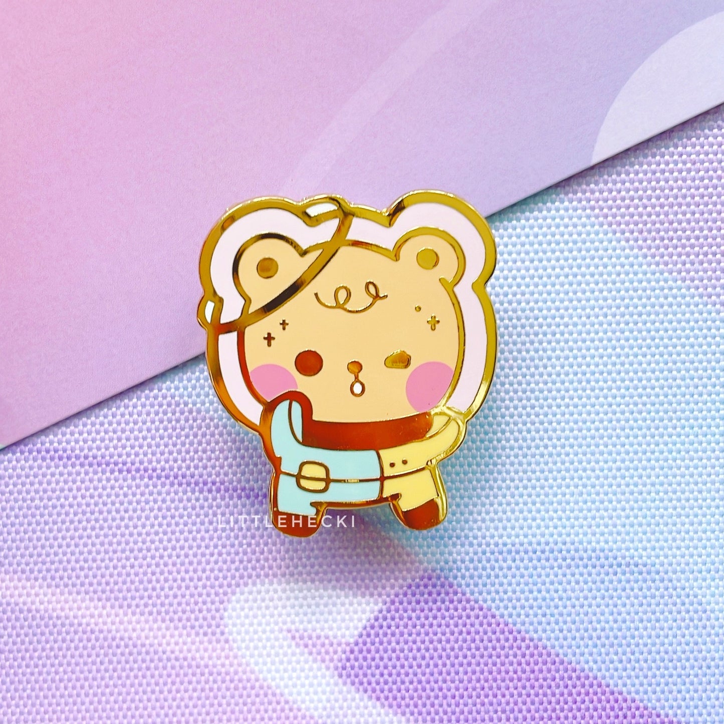 Space Beary Enamel Pin