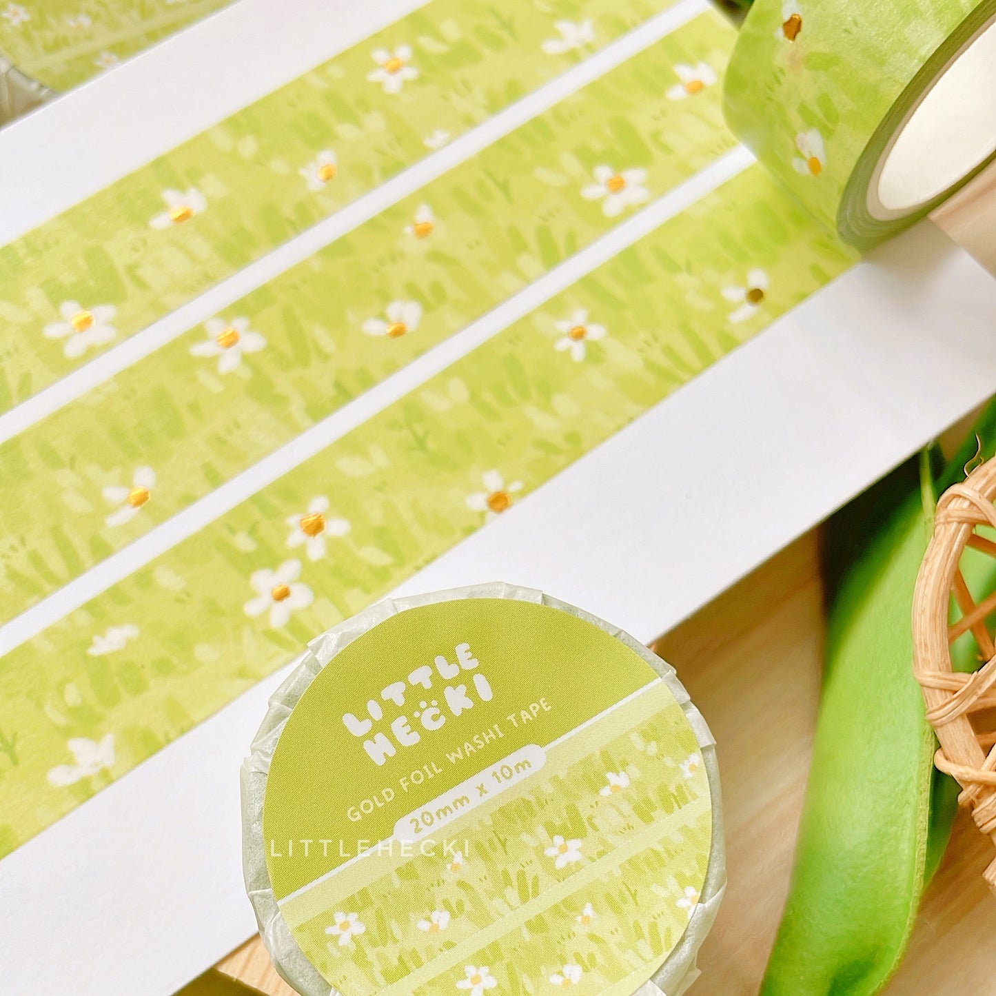 Summer Greens Foil Washi Tape