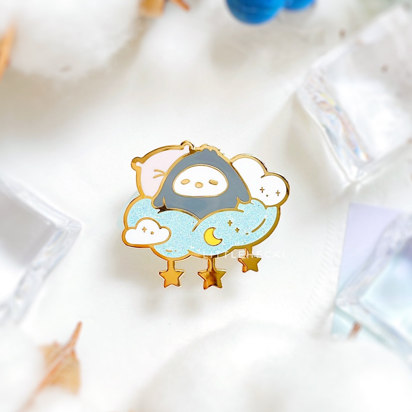 Goodnight Pan Pan Enamel Pin