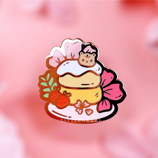 Spring Clouds Souffle Pancakes Enamel Pin